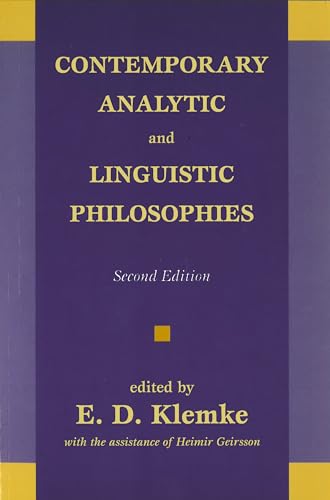 9781573928076: Contemporary Analytic and Linguistic Philosophies