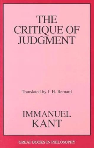9781573928373: The Critique of Judgment (Great Books in Philosophy)