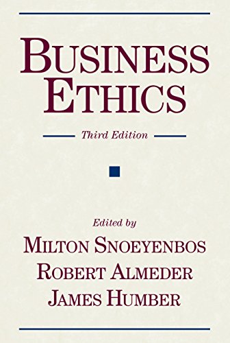 Imagen de archivo de Business Ethics a la venta por Better World Books: West
