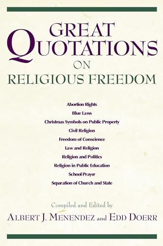 Stock image for Great Quotations on Religious Freedom for sale by 2Vbooks