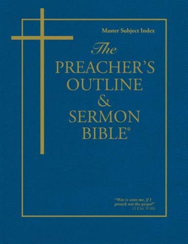 Beispielbild fr The Preacher's Outline & Sermon Bible: Master Subject Index KJV (The Preacher's Outline & Sermon Bible KJV) zum Verkauf von BooksRun