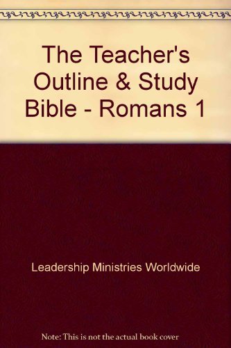 Beispielbild fr The Teachers Outline and Study Bible: Romans 1 (The Teachers Outline zum Verkauf von Hawking Books