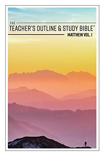 Beispielbild fr The Teacher's Outline & Study Bible: Matthew Vol. 1 zum Verkauf von Save With Sam