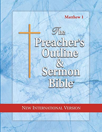 Imagen de archivo de The Preacher's Outline & Sermon Bible - Matthew 1: Chapters 1-15 (New International Version) a la venta por HPB-Diamond