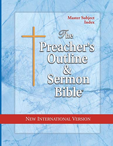 Beispielbild fr The Preacher's Outline & Sermon Bible: Master Subject Index: New International Version (The Preacher's Outline & Sermon Bible NIV) zum Verkauf von HPB-Red