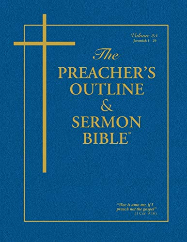 Stock image for The Preacher's Outline & Sermon Bible - Vol. 25: Jeremiah (1-29): King James Version for sale by Chiron Media