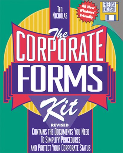 Corporate Forms Kit, Rev. (+ disk) - Ted Nicholas