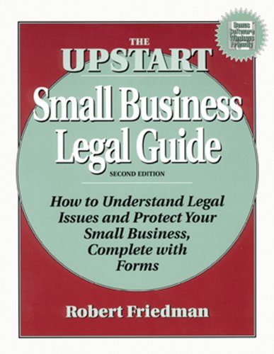 Beispielbild fr Upstart Small Business Legal Guide zum Verkauf von The Book Cellar, LLC