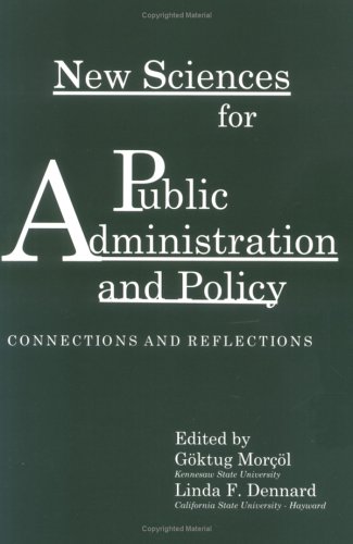 Imagen de archivo de New Sciences for Public Administration and Policy: Connections and Reflections a la venta por BooksRun