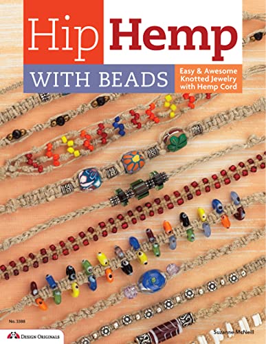 Beispielbild fr Hip Hemp with Beads: Easy & Awesome Knotted Jewelry with Hemp Cord (Design Originals) zum Verkauf von ZBK Books