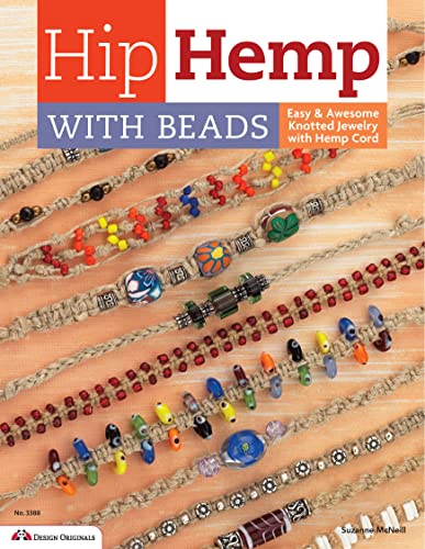 9781574212655: Hip Hemp with Beads: Easy & Awesome Knotted Jewelry with Hemp Cord: 3388 (Design Originals)