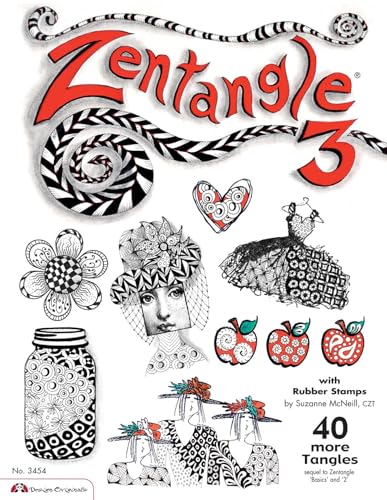 Beispielbild fr Zentangle® 3: With Rubber Stamps zum Verkauf von WorldofBooks
