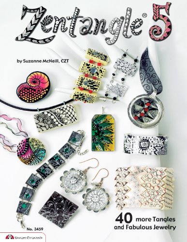 Beispielbild fr Zentangle 5: 40 more Tangles and Fabulous Jewelry (Design Originals) Sequel to Zentangle Basics, 2, 3, and 4 zum Verkauf von HPB-Emerald