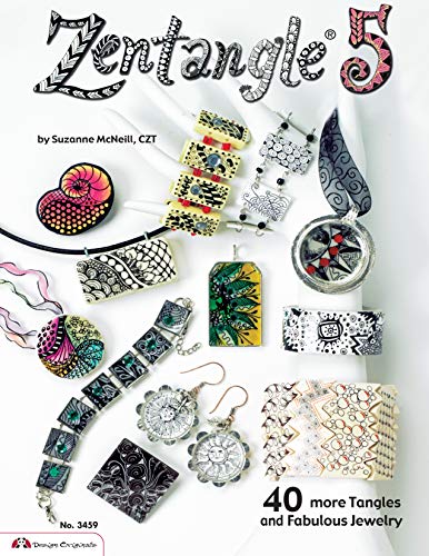 Stock image for Zentangle 5: 40 more Tangles and Fabulous Jewelry (Design Originals) Sequel to Zentangle Basics, 2, 3, and 4 for sale by HPB-Emerald