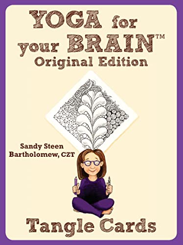 Stock image for Yoga for Your Brain Original Edition: Tangle Cards (Design Originals) A Portable Deck of Zentangle (R) Cards with 40 Step-by-Step Tangling Patterns and Easy Beginner-Friendly Instructions, in a Case for sale by Lakeside Books