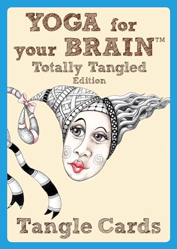 Imagen de archivo de Yoga For Your Brain Totally Tangled Edition: Tangle Cards (Design Originals) Portable Deck of Zentangle (R) Cards in a Case; 40 Step-by-Step Tangling Patterns and Easy Beginner-Friendly Instructions a la venta por Lakeside Books