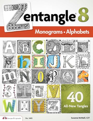 Stock image for Zentangle 8: Monograms & Alphabets (DO #3485) for sale by Jenson Books Inc