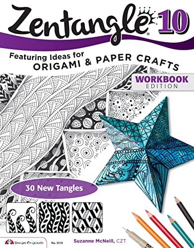 Beispielbild fr Zentangle (R) 10, Workbook Edition: Dimensional Tangle Projects (Design Originals) 30 New Tangles Featuring Ideas for Origami and Paper Crafts zum Verkauf von SecondSale