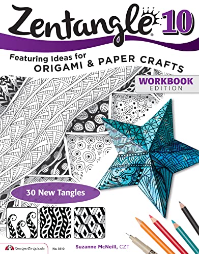 Imagen de archivo de Zentangle (R) 10, Workbook Edition: Dimensional Tangle Projects (Design Originals) 30 New Tangles Featuring Ideas for Origami and Paper Crafts a la venta por HPB-Diamond
