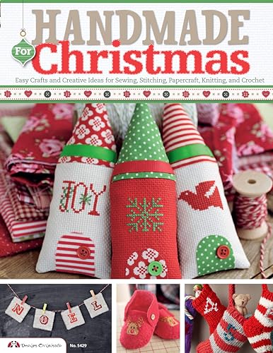 Stock image for Handmade for Christmas : Easy Crafts and Creative Ideas for Sewing, Stitching, Papercraft, Knitting, and Crochet for sale by Better World Books