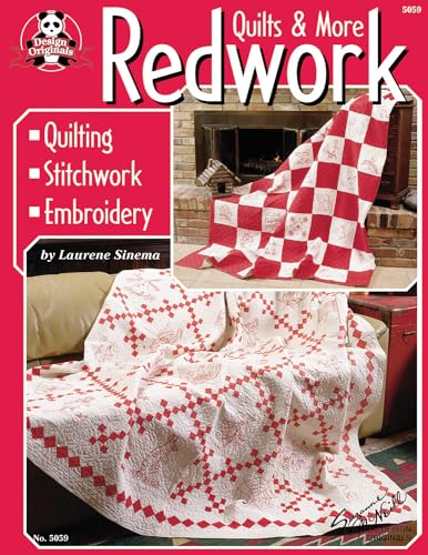 9781574217391: Redwork Quilts & More: Quilting Stitchwork Embroidery