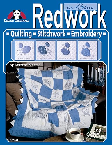 9781574217490: Redwork In Blue: Quilting, Stitchwork, and Embroidery