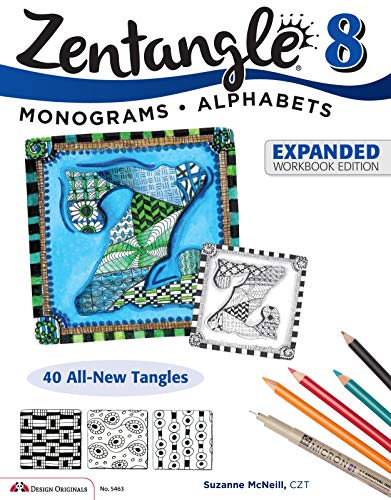 Beispielbild fr Zentangle 8, Expanded Workbook Edition: Monograms * Alphabets zum Verkauf von WorldofBooks