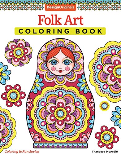 Imagen de archivo de Folk Art Around the World Coloring Book a la venta por Revaluation Books