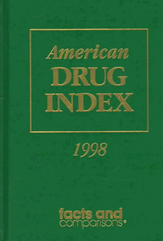 Stock image for American Drug Index 1998 (Serial) for sale by HPB-Red