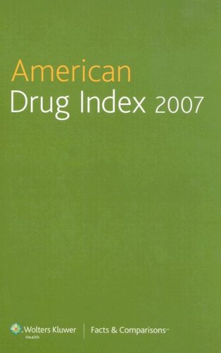 Stock image for American Drug Index 2007: Published by Facts & Comparisons for sale by Basi6 International