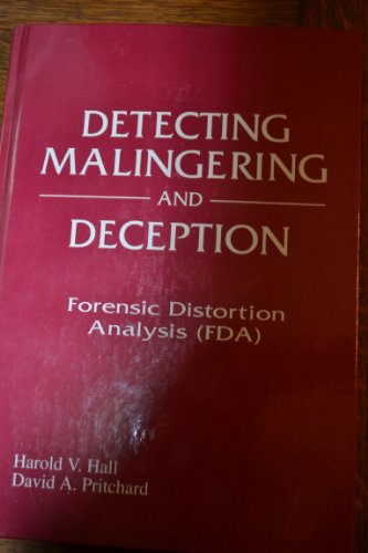 Image d?archive pour Detecting Malingering and Deception: Forensic Cistortion Analysis (Fda)