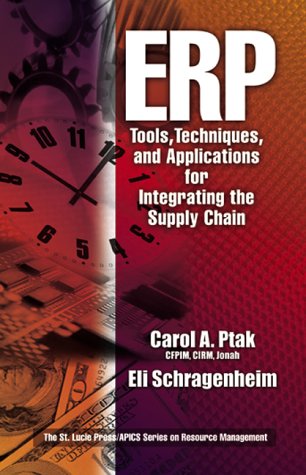 Beispielbild fr ERP Tools, Techniques, and Applications for Integrating the Supply Chain zum Verkauf von Cassidy's  Bookstore