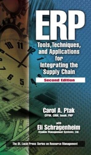 Beispielbild fr ERP: Tools, Techniques, and Applications for Integrating the Supply Chain, Second Edition (Resource Management) zum Verkauf von Orion Tech