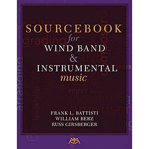 Beispielbild fr Sourcebook for Wind Band and Instrumental Music zum Verkauf von More Than Words