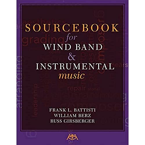 Stock image for Sourcebook for Wind Band and Instrumental Music for sale by More Than Words