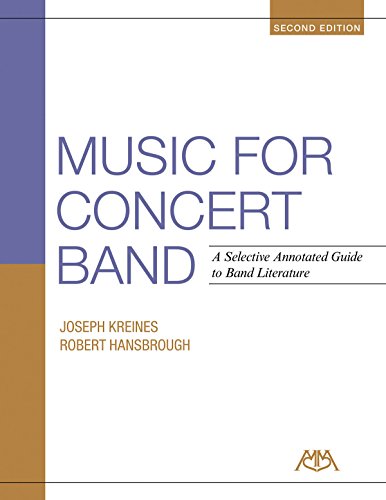 Beispielbild fr Music for Concert Band : A Selective Annotated Guide to Band Literature zum Verkauf von Better World Books