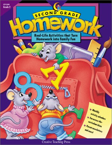 Stock image for Second Grade Homework: Real-life Activities that Turn Homework into Family Fun for sale by Jenson Books Inc
