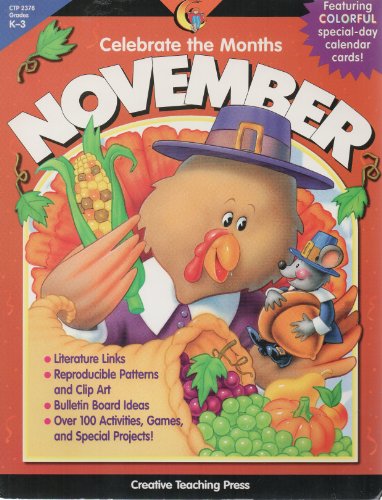 Imagen de archivo de Celebrate the Months: November (#2378) a la venta por BookHolders
