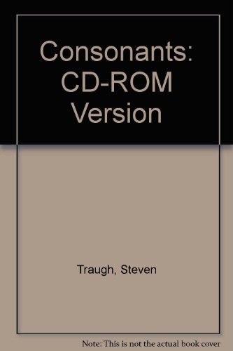 Beispielbild fr Consonants: CD-ROM Version zum Verkauf von Wonder Book