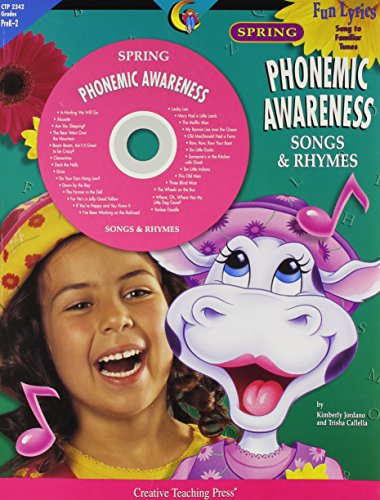Imagen de archivo de Spring Phonemic Awareness Songs and Rhymes : Fun Lyrics Sung to Familiar Tunes a la venta por Better World Books