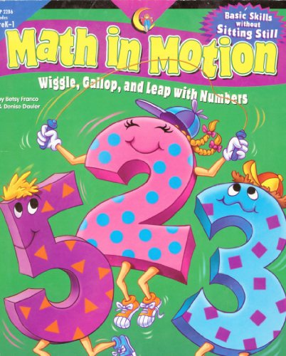 Beispielbild fr Math in Motion: Wiggle, Gallop, and Leap With Numbers zum Verkauf von Wonder Book