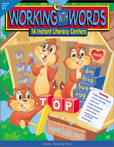 9781574717686: Working With Words: 14 Instant Literacy Centers : Grades K-1