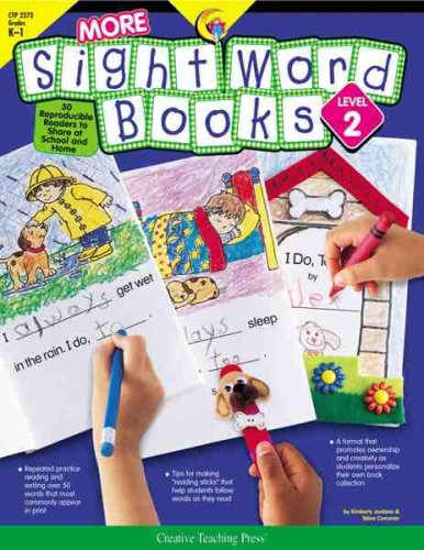 More Sight Word Books LEVEL 2 Grades K-1: 30 Reproducible Readers to Share at School and Home (9781574717945) by Jordano, Kimberly; Corcoran, Tebra