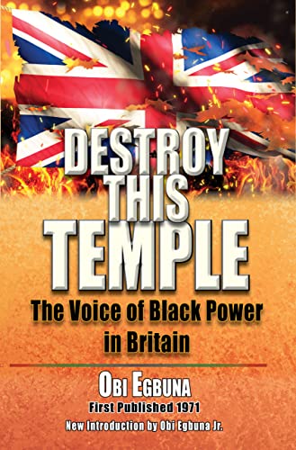 Stock image for Destroy this Temple The Voice of Black Power in England for sale by Lakeside Books