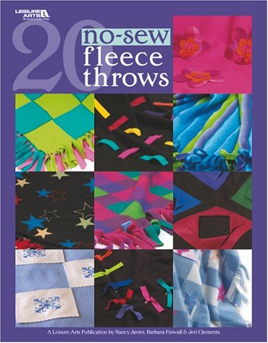 Stock image for 20 No-Sew Fleece Throws (Leisure Arts #3741) for sale by Hawking Books