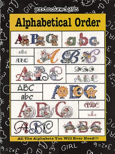 Alphabetical Order, cross stitch (Leisure Arts #24503) (9781574867527) by Donna Vermillion Giampa