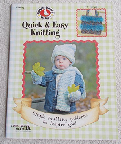 Beispielbild fr Gooseberry Patch Quick and Easy Knitting zum Verkauf von Better World Books