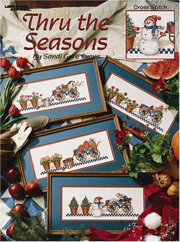 Beispielbild fr Thru the Seasons (Cross Stitch) (Leisure Arts #2719) zum Verkauf von Polly's Books