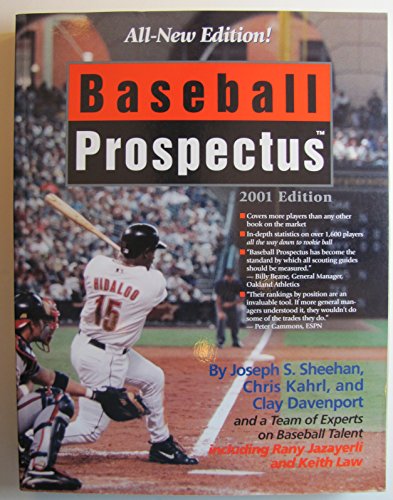 Stock image for Baseball Prospectus: 2001 Edition for sale by Wonder Book