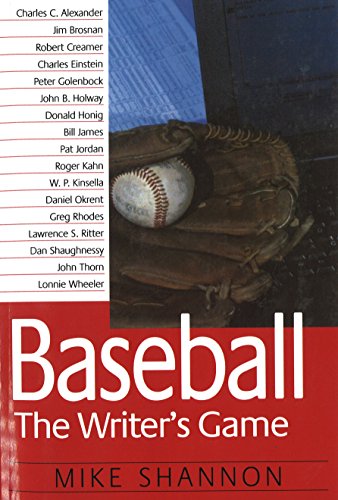 Beispielbild fr Baseball: The Writer's Game zum Verkauf von Wonder Book